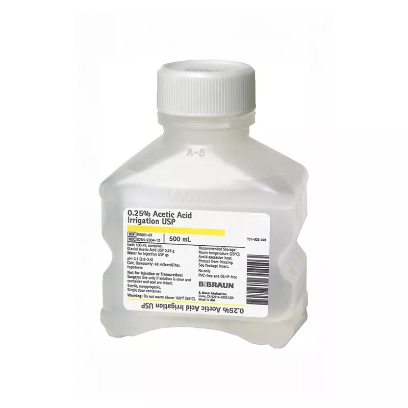 0.25% Acetic Acid Irrigation USP, 500 mL PIC