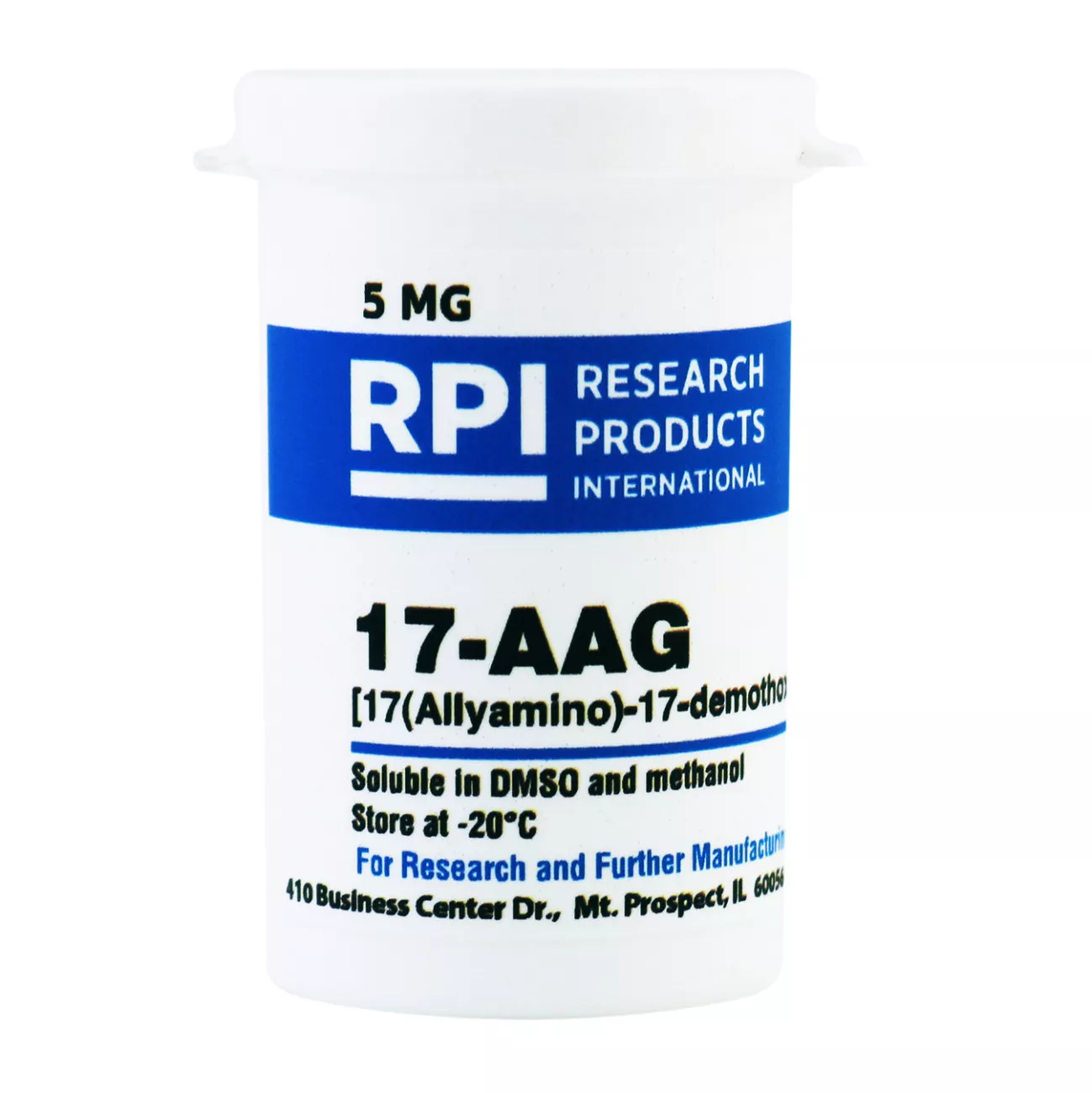 17-AAG[17(Allyamino)-17-demothoxygeldanamycin],5 MilligramsRPI-A20045-0.005