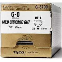 2-0 Chromic Gut No Needle Surgigut Undyed 60" 24/Bx Covidien LG113