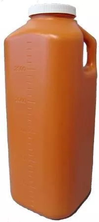 24 Hour Urine Specimen Collection Container McKesson Polypropylene 3,000 mL (101 oz.) Screw Cap Unprinted NonSterile - M-487964-4172 - Each