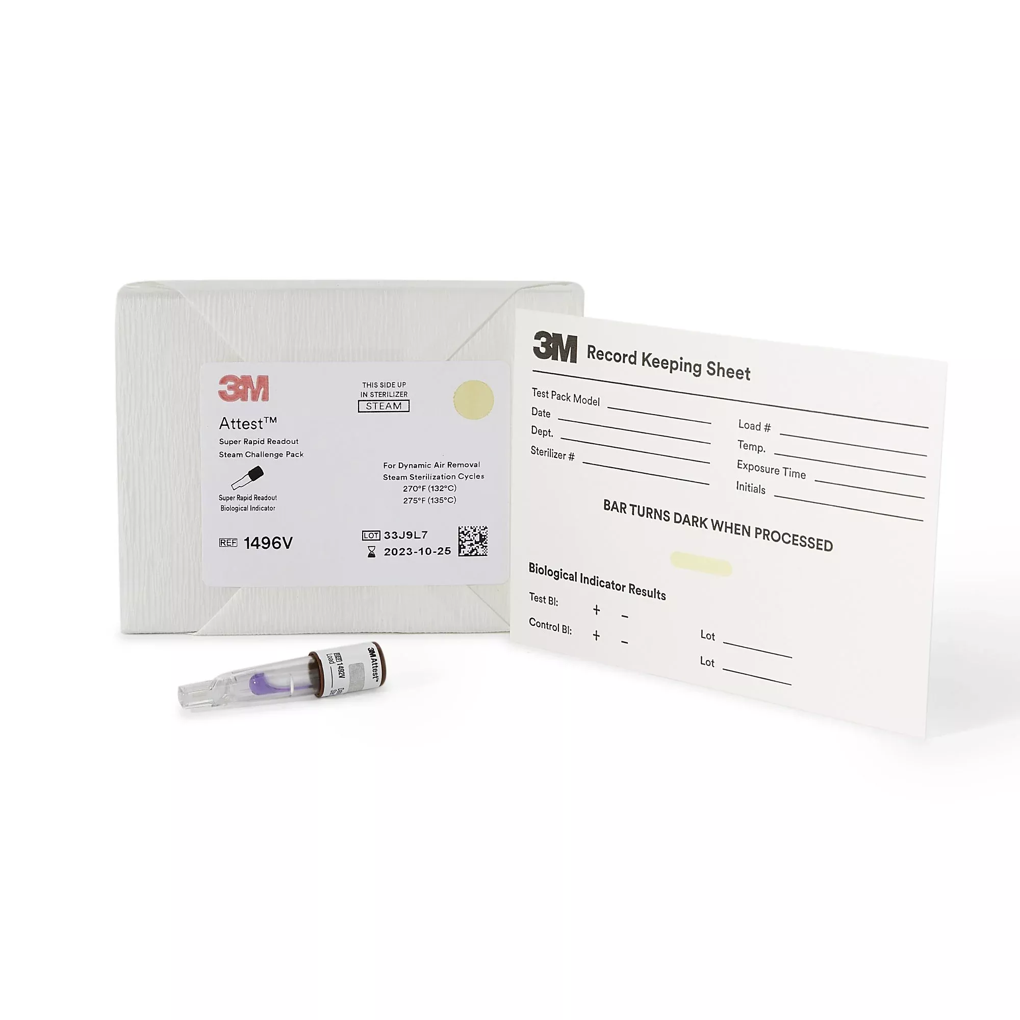 3M™ Attest™ Super Rapid Readout Sterilization BI Challenge Pack