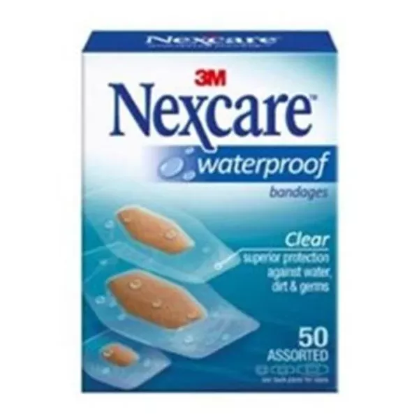 3M Consumer Health Care Bandage Film Nexcare Assorted Sizes Clear 50/Bx, 24 BX/CA (432-50-3)