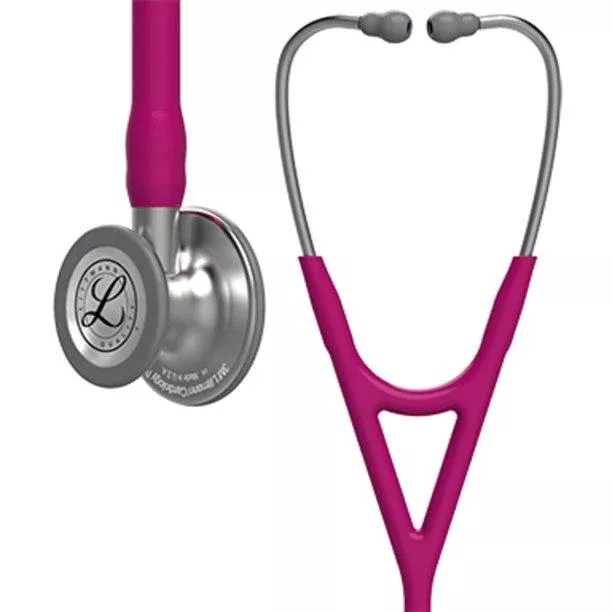 3M™ Littmann Cardiology IV™ Diagnostic Stethoscope, Standard Finish Chestpiece, Raspberry Tube, 27''