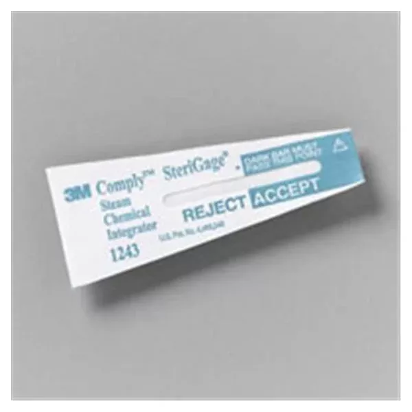 3M Medical Products Biological Monitor In Office Comply SteriGage Steam 100/Bx, 10 BX/CA (1243B)