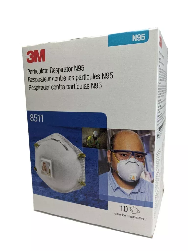 3M™ Particulate Respirator 8511, N95 - Box of 10