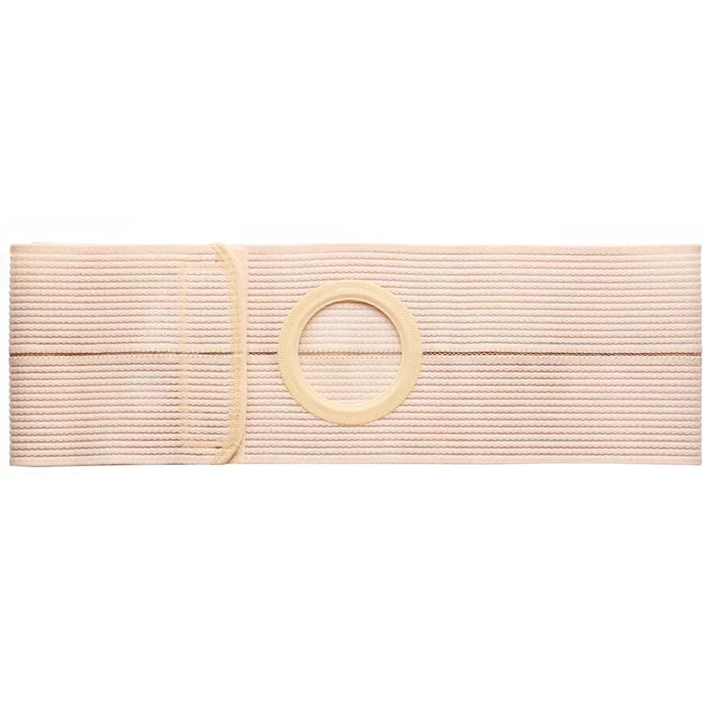 4" Beige, Regular Elastic, Flat Panel Belt, Large, 2-5/8" x 3-1/8" Opening