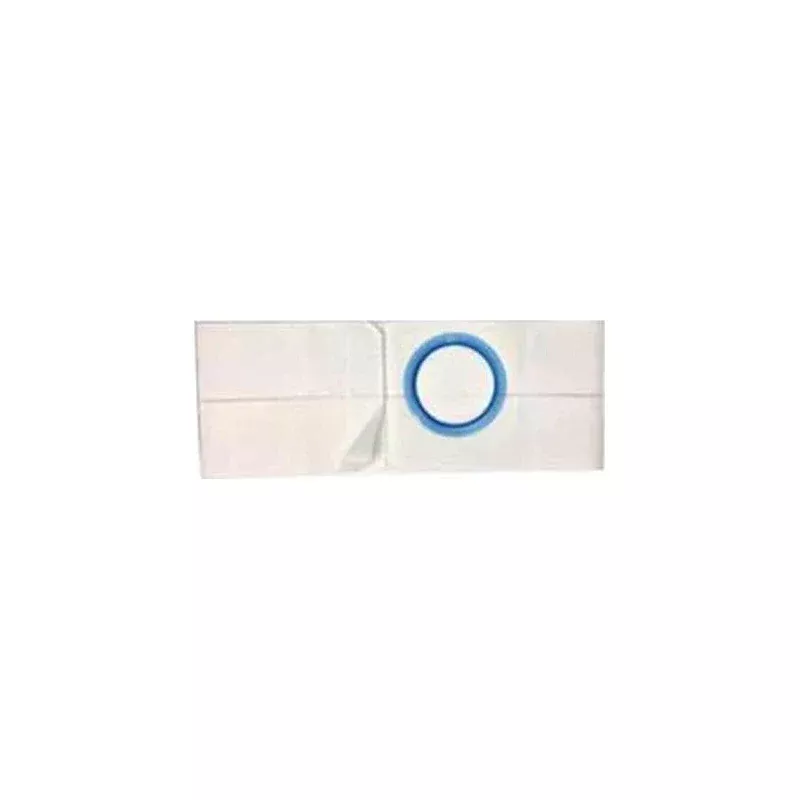 5" White, Regular Elastic, Flat Panel Belt, Large, 2-5/8" x 3-1/8" Center Opening