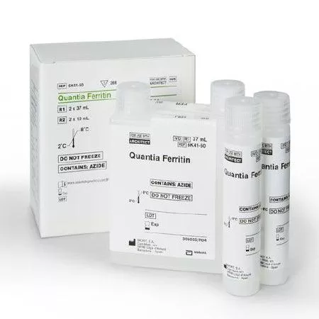 Abbott Multigent Reagent Architect™ Nutritional Assessment / Anemia Assay Ferritin For Architect c16000 / C4000 / C4100 / C8000 / Ci16200 / Ci8200 Analyzers 288 Tests - M-885904-2779 - Box of 288