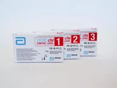 Abbott Point of Care Cardiac Marker / Immunoassay Control i-STAT Troponin Level 3 6 X 1 mL - M-843902-1216 - Each