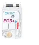 Abbott Point of Care Cartridge, Blood Gas and Electrolytes i-STAT EG6+ Sodium, Potassium, Hematocrit, pH, PCO2, PO2, TCO2, HCO3, BEecf, sO2, Hemoglobin For i-STAT Handheld Blood Analyzer - M-581695-3104 - Box of 25