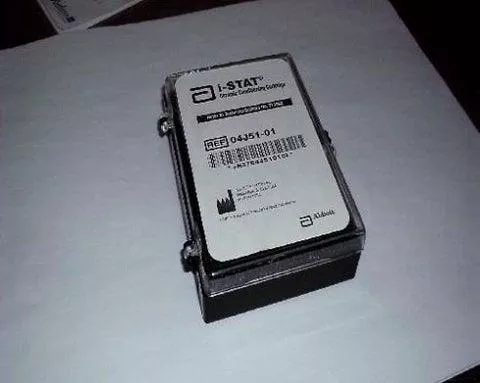Abbott Point of Care Cartridge iSTAT Ceramic Ceramic For i-STAT Handheld Blood Analyzer - M-604990-128 - Each