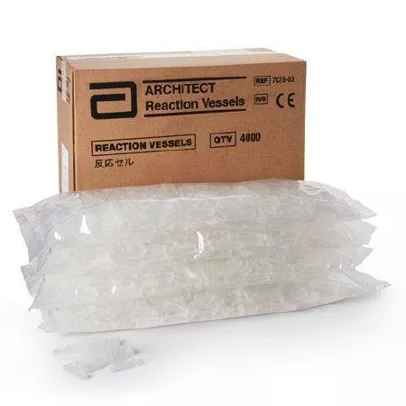 Abbott Reaction Vessel Architect™ 4,000 Reaction Vessels per Box - M-993292-3471 - Box of 1