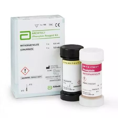 Abbott Reagent Architect™ Therapeutic Drug Monitoring iPhenytoin 100 Tests - M-897675-470 - Box of 100