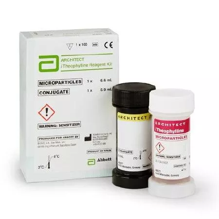 Abbott Reagent Architect™ Therapeutic Drug Monitoring iTheophylline 100 Tests - M-941526-3538 - Box of 100