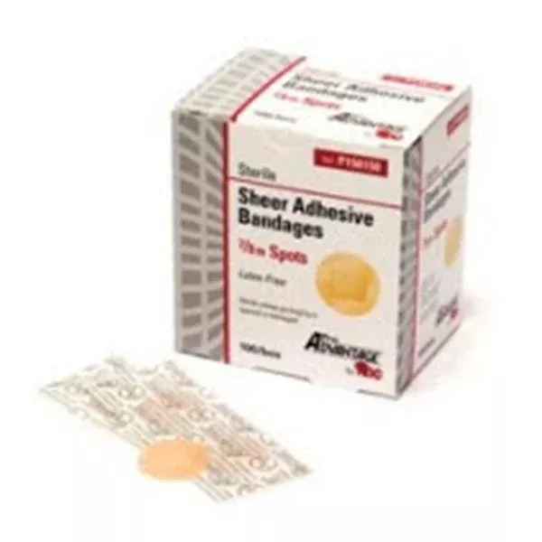 Abco Dealers Bandage Spot Fabric Pro-Advantage 7/8" Flexible Tan LF 100/Bx, 12 BX/CA (P150150)