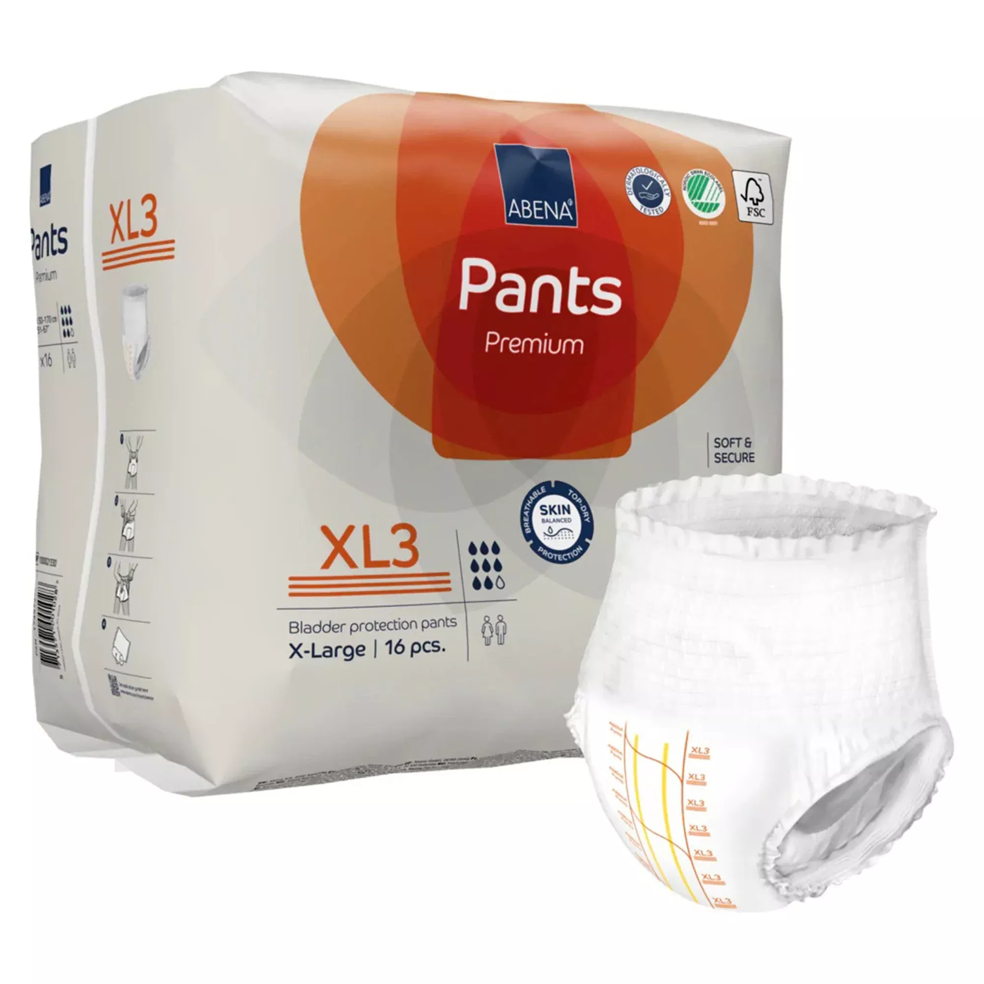 Abena Man Premium Male Bladder Control Pad, 14.5" x 29"