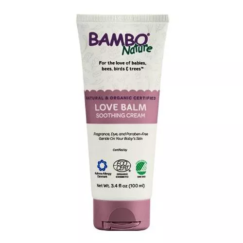 Abena Skin Protectant Bambo Nature Love Balm Soothing Baby Cream, 3.4 oz