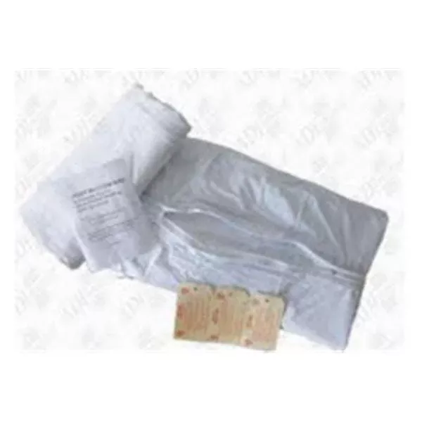 ADI Medical Bag Body 36x90" Curved Zipper With ID Tags Vinyl White 10/Ca