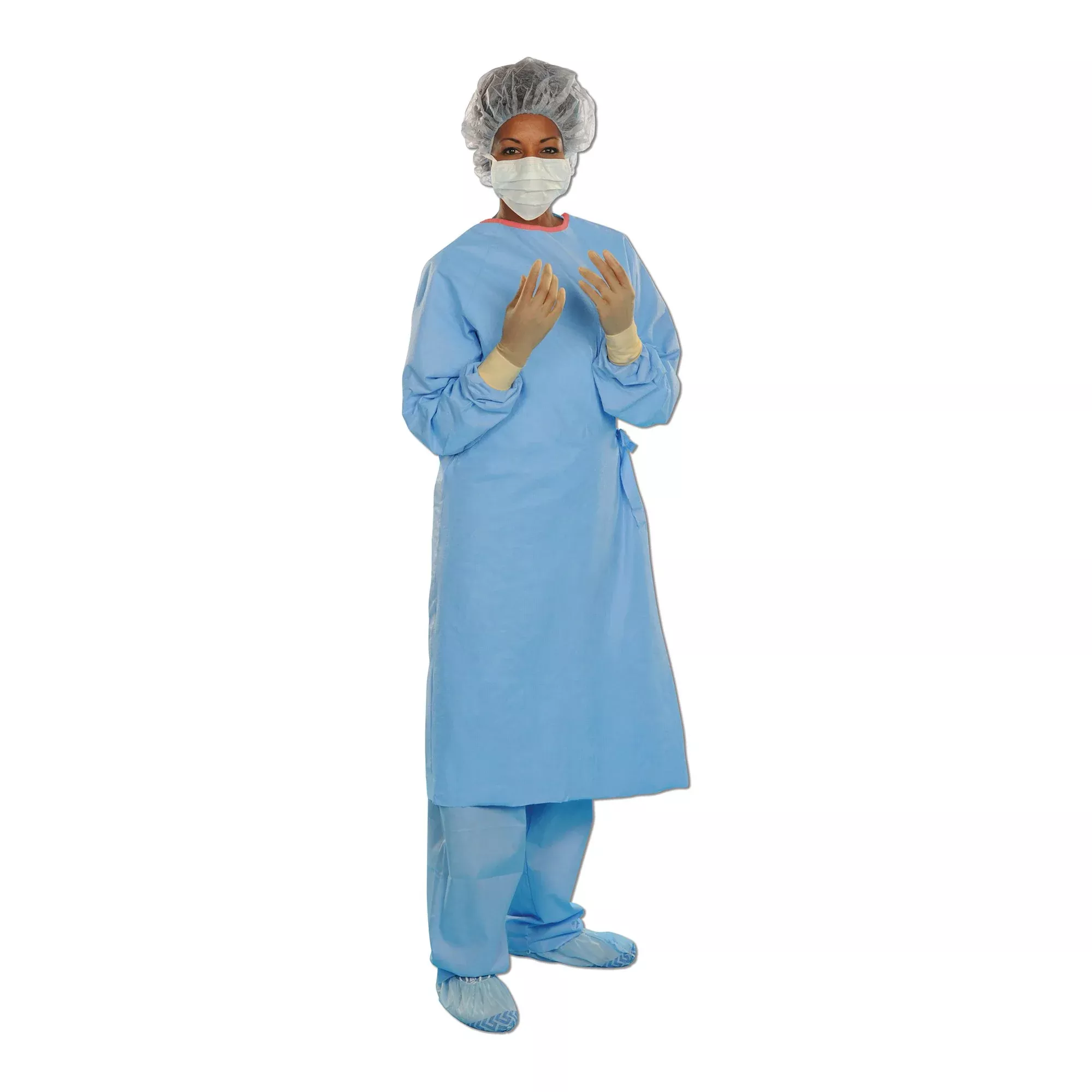Aero Blue Surgical Gown with Towel, 2X Large