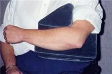 Alimed 90° Right Elbow Positioning Wedge AliMed 10 W X 10 D X 2 H Inch Foam Freestanding - M-631679-1360 - Each