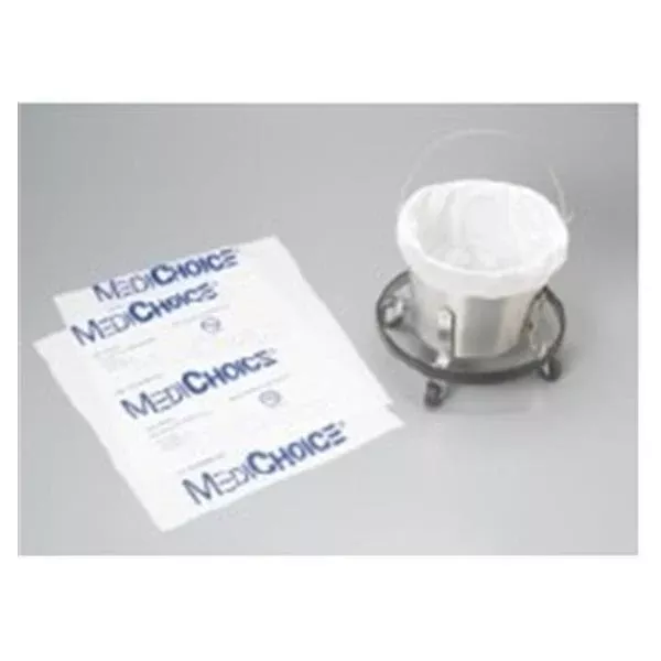 Alimed Bag Trash 13qt AntStc/Plstc 1-3/10mil 8x12x24" White 500/Ca