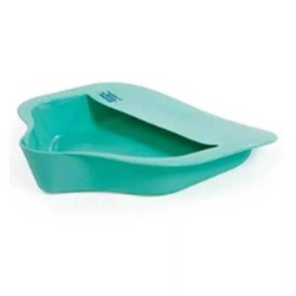 Alimed Bedpan Bariatric Teal Polyethylene With Anti Splash Ea