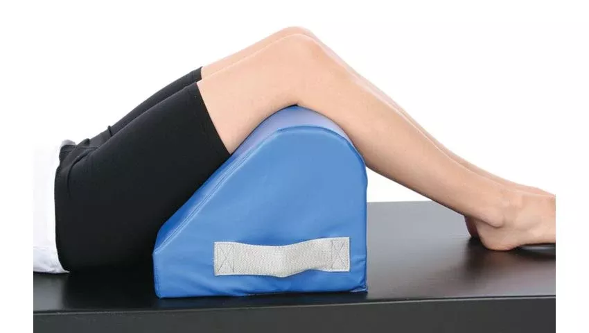 Alimed Bolster Positioning Knee Foam Blue Nylon Cover 21x10x12.5" Ea