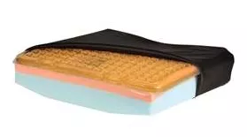 Alimed Coccyx Support Seat Cushion AliMed Sit-Straight™ 16 W X 16 D X 3-1/2 H Inch Foam / Gel - M-886350-4565 - Each