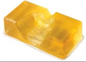 Alimed Heel Positioner AliGel™ Heel Cup 3-1/4 W X 6 D X 1-3/4 H Inch Gel Freestanding - M-891106-231 - Pair