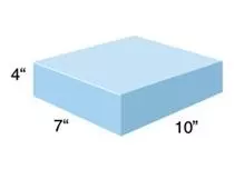 Alimed Patient Positioner AliMed 7 W X 10 D X 4 H Inch Foam Freestanding - M-626691-3031 - Each