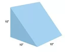 Alimed Positioning Wedge 10 W X 10 D X 10 H Inch Foam Freestanding - M-696522-3797 - Each
