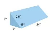 Alimed Positioning Wedge AliMed 7 W X 24 D X 7 H Inch Foam Freestanding - M-516225-2722 - Each