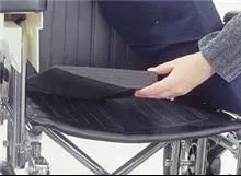 Alimed Wedge Seat Cushion AliMed 9 W X 16 D X 1-1/2 H Inch Foam - M-640345-3445 - Pack of 2
