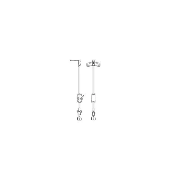 All-Med Medical Products Admin Set NCrng 90Deg Hbr 22gx1 Yinj 9 Prm Vol .35mL 12/BX, 12 BX/CA (50-2232)