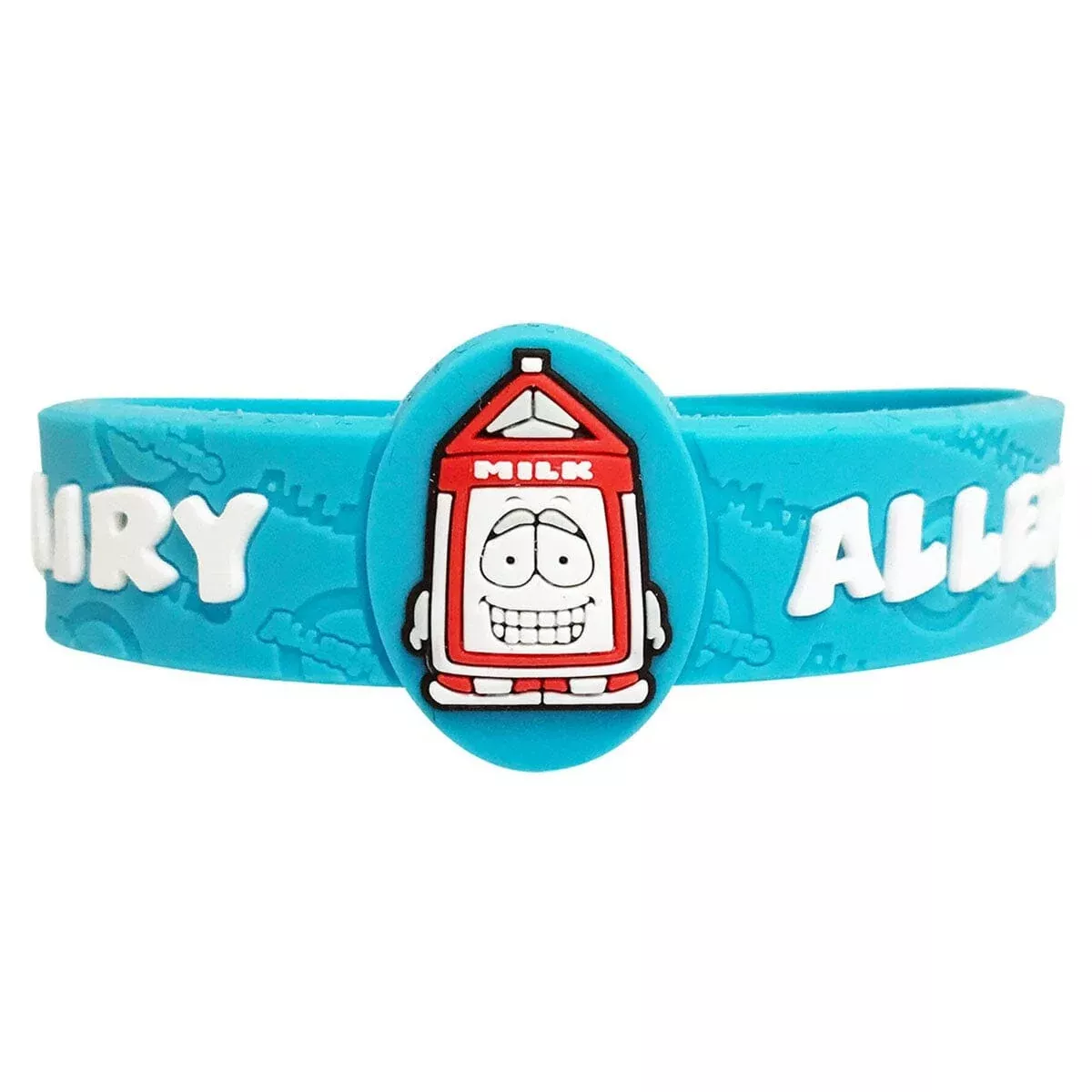 Allermates Children's Medical Alert Bracelet, 7" for Dairy Allergies