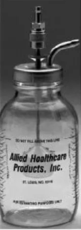 Allied Health Care Prod Bottle Suction Collection Polycarbonate 1/2gal 6/Ca