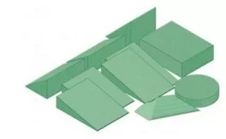 AMD Technologies Patient Positioner Kit 14 W X 7 D X 3 H Inch Foam Freestanding - M-997808-931 - Kit of 1