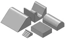 AMD Technologies Patient Positioner Kit Kit C 7-1/2 W X 10 D X 3 H Inch Foam Freestanding - M-731299-4377 - Kit of 1