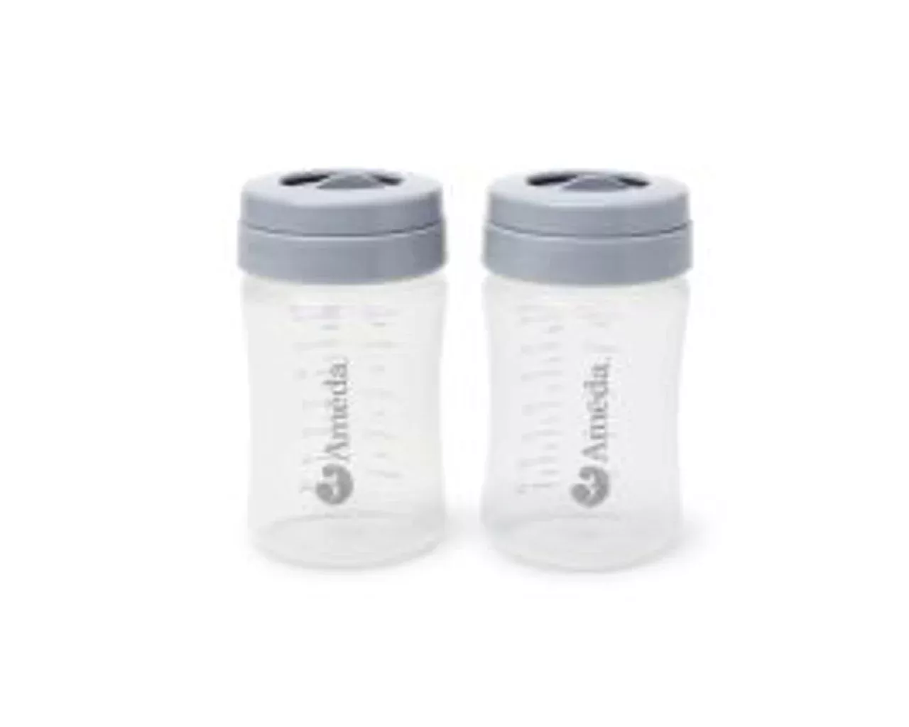 Ameda Mya Replacement Bottles With Rings & Caps