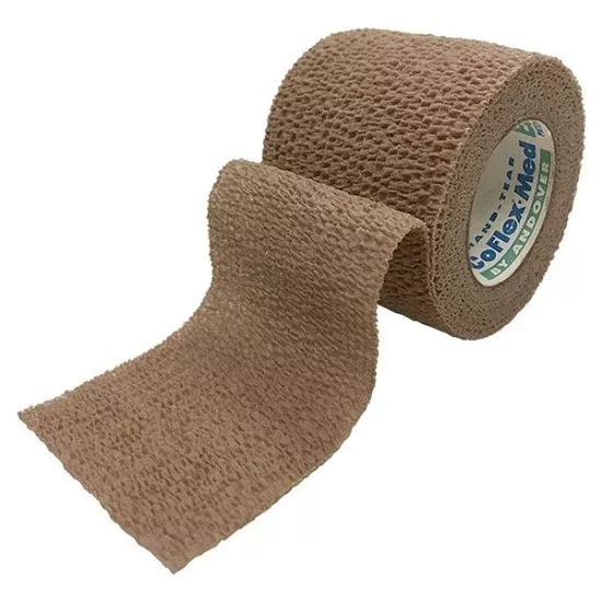 Andover Coated Products Bandage 3"x 5Yd Medical Foam Back Tan LF Sterile 24/Ca