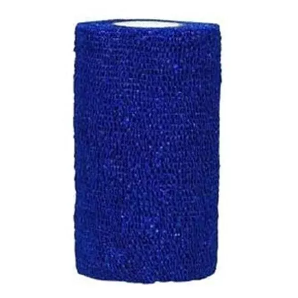 Andover Coated Products Bandage CoFlex 1.5"x5yd Compression Elastic Blue LF NS 48/Ca