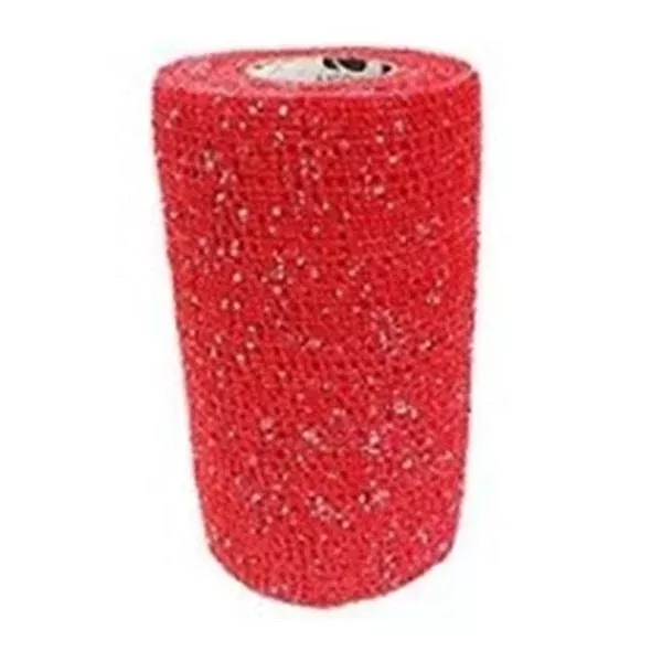 Andover Coated Products Bandage PowerFlex 2.75"x6yd Athletic Foam Glitter Red 48/Ca