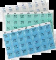 Apothecary Products One-Day-at-a-Time Pill Organizer 8" L x 5" W x 3/4" D