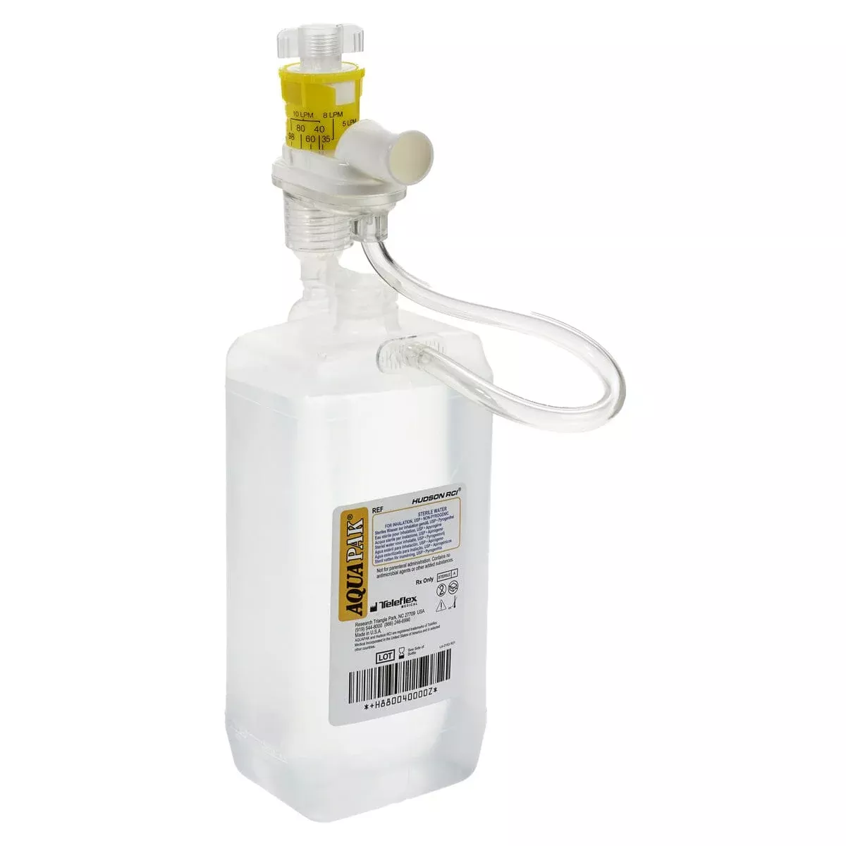Aquapak Large Volume Prefilled Nebulizer, with 0.9% Saline and 028 Adapter, 760mL