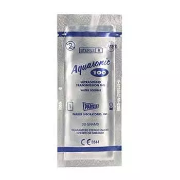 Aquasonic 100 Ultrasound Gel, 20gm, Sterile