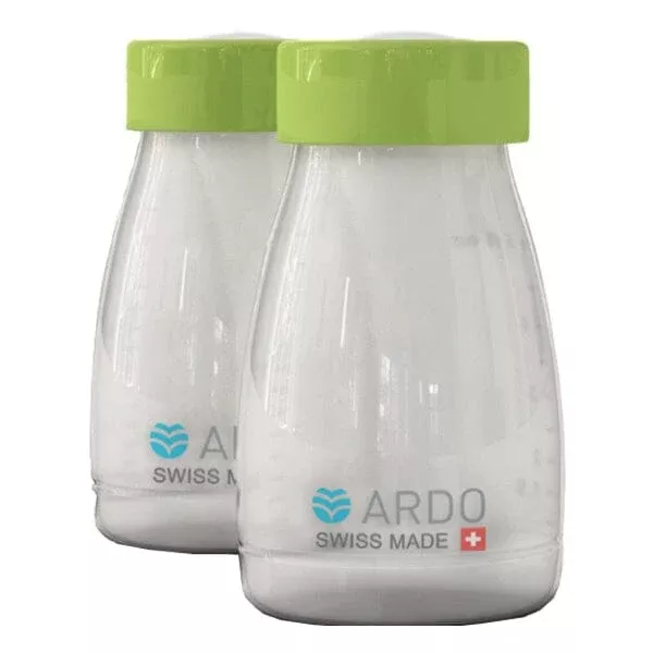Ardo Medical Two Breast Milk Storage Bottles, 150 mL