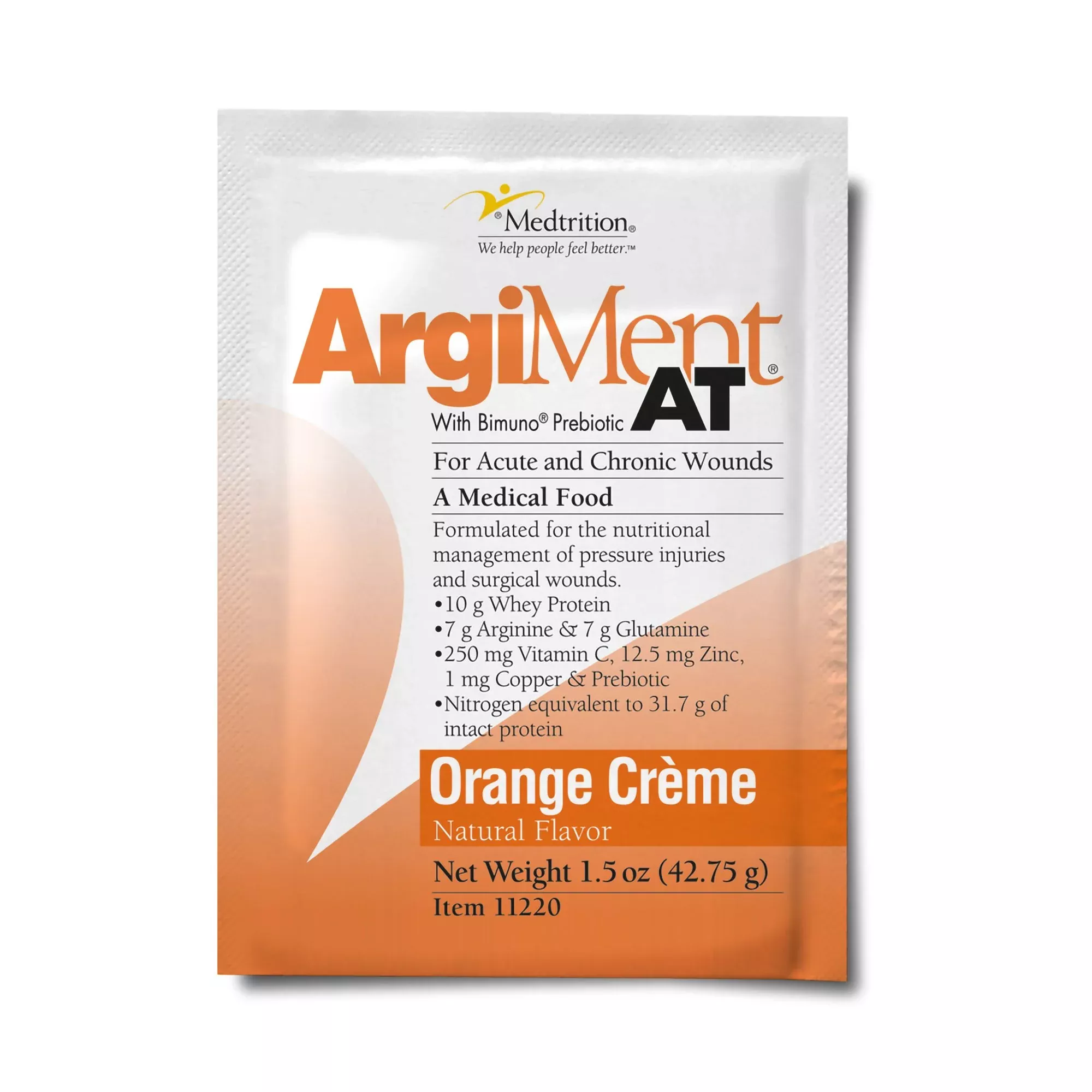 ArgiMent AT Orange Crème Medical Food for Acute and Chronic Wounds