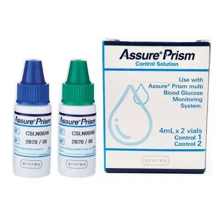 Arkray USA Diabetes Management Test Control Assure Prism Blood Glucose Test 2 Levels - M-971974-4179 - Box of 1