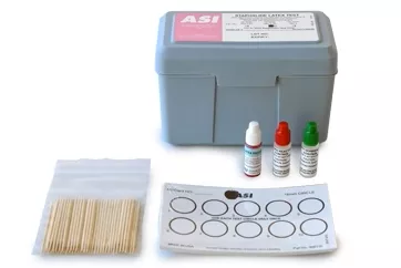Arlington Scientific Rapid Test Kit ASI™ Staphslide Latex Agglutination Test Staphylococcus Aureus Culture Sample 50 Tests - M-893354-3709 - Box of 50