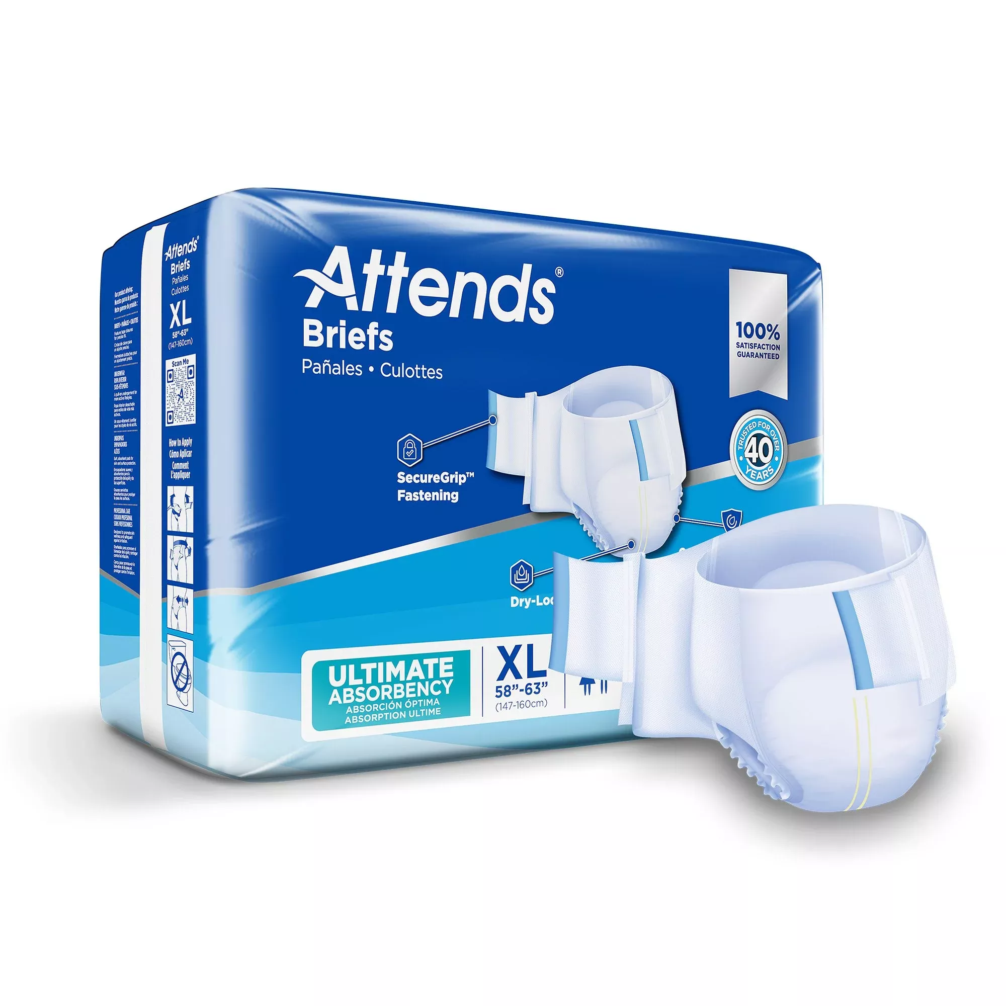 Attends Advanced Briefs, X-Large